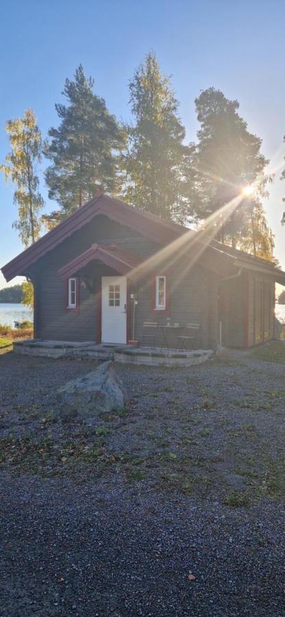 Lakeside Log Cabin Fraemby Udde Falun Exterior foto