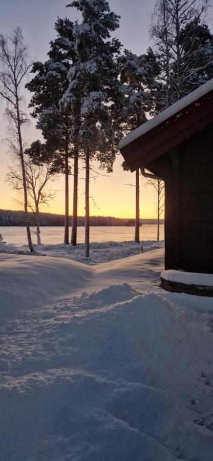 Lakeside Log Cabin Fraemby Udde Falun Exterior foto